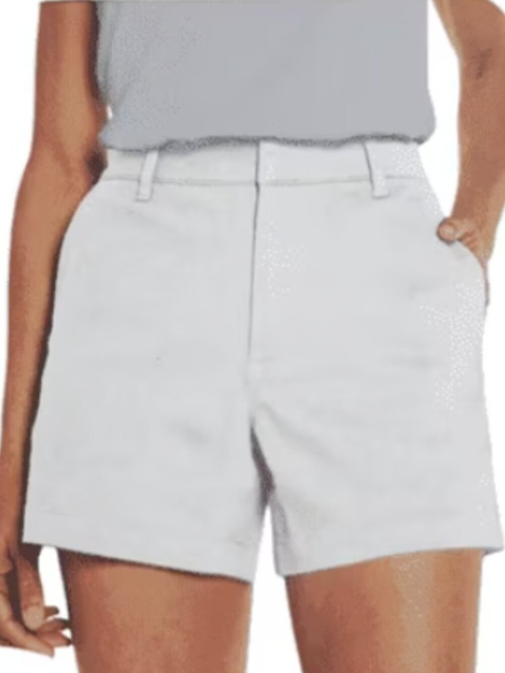 Banana Republic Women’s 10 White Chino Shorts NWT Summer Beach Resort Classic